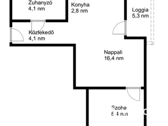 Új építésű lakás (A63), a Balatontól 200 méter távolságra