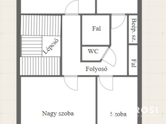 Nagyerdő egyik legjobb utcájában belső kétszintes lakás