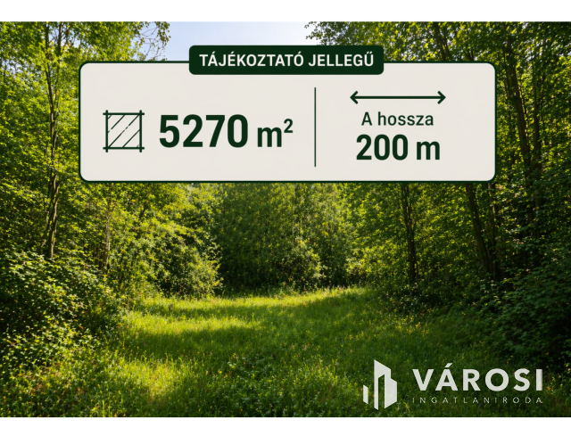 Debrecen-Haláp mellett –erdős, 5270 m²-terület eladó