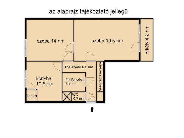 Második emeleti, belvárosi lakás. Alakítsa saját ízlésére!