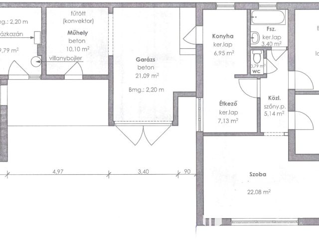 Felújított családi ház Fábiánsebestyén központi részén